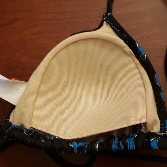 HOT Beach USA Triangle Bikini Top Small - Picture 5 of 8